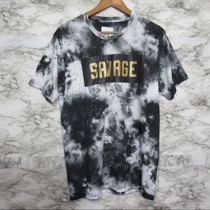 Bushwick Supply New York Tie Dye Savage Tee Shirt XL
